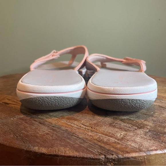 Cloudsteppers by Clarks Cushion Soft LIGHT PINK Flip Flop Size 11 M - Picture 6 of 14